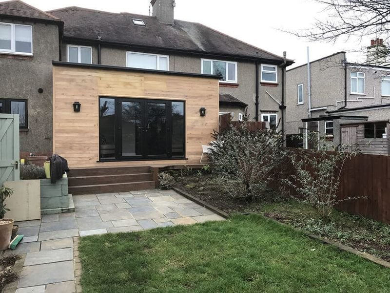 SIPs Extension with Oak Cladding